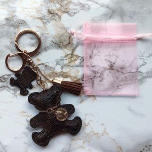 Purse charm/ keychain key ring